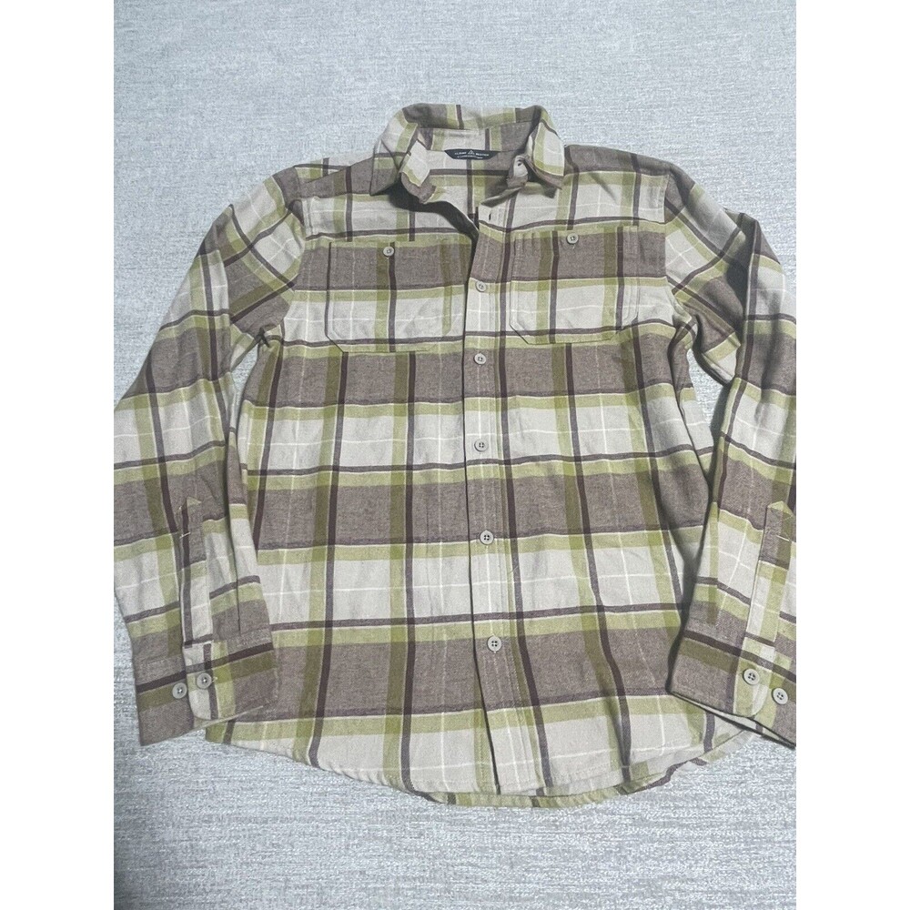 Alpine Design Flannel Shirt Men's Small Plaid Cotton Blend Long Sleeve NWOT